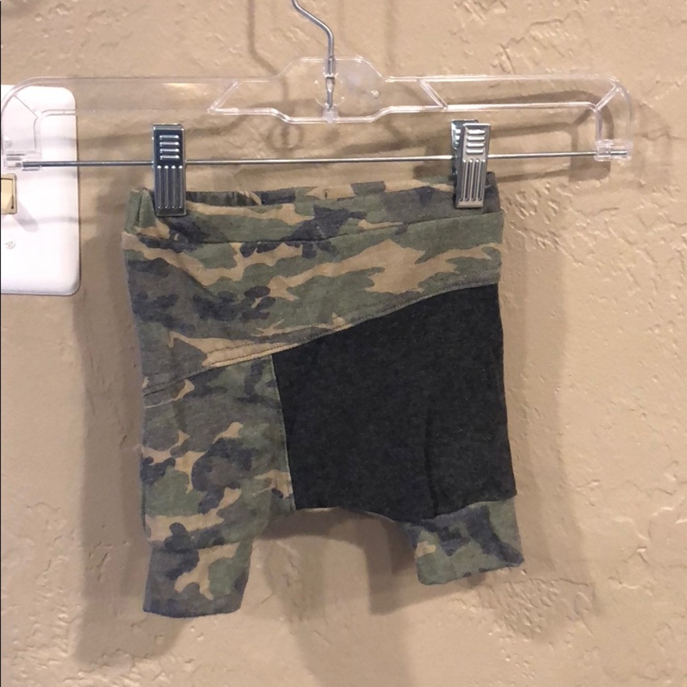Camo harem shorts